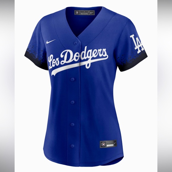 Nike MLB Tops - Women's /Los Dodgers / Kershaw Nike Royal City Connect Replica / Jersey/ Med NWT